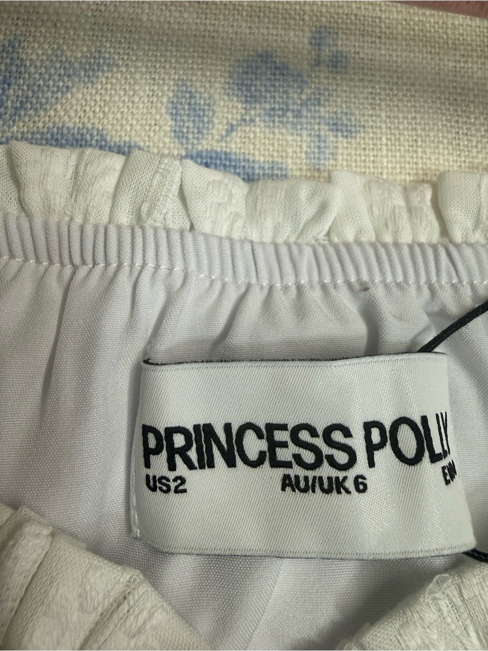 Princess Polly White Button-Front Blouse